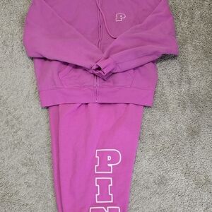 Victoria's Secret Pink Hoodie and Sweatpants Set